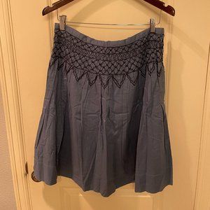 BCBGMaxAzria Blue Skirt M